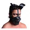 Afbeelding laden in Galerijviewer, Puppy Play Masker Met Ballgag - Zwart
