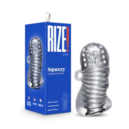 Rize - Squeezy Masturbator - Transparant